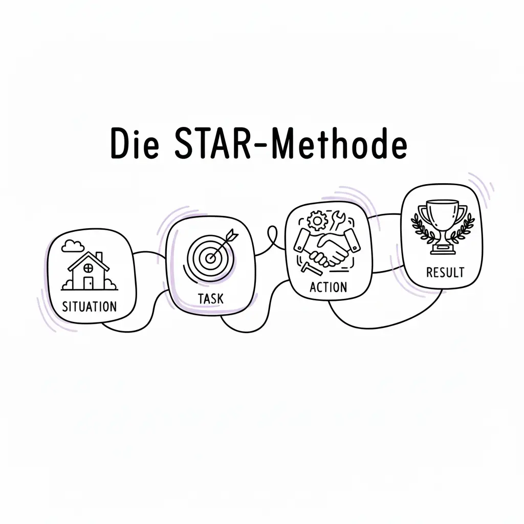 STAR-Methode für strukturierte Antworten im Vorstellungsgespräch