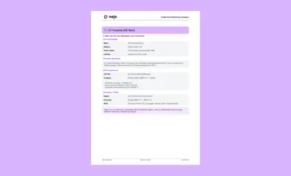 Downloadable Resource Title Page Englische Bewerbung Vorlagen