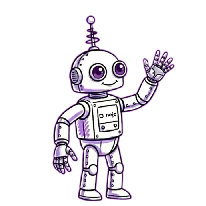 Nejo Roboter-Maskottchen